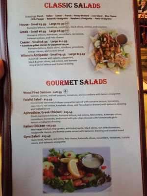 Menu photo 7 Milano's Pizzeria Mesa, AZ