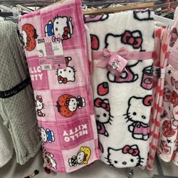 Marshalls - They have the Hello Kitty blankets here!