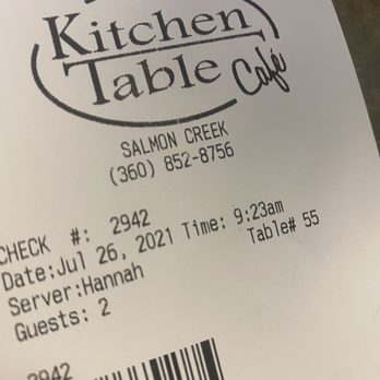 Kitchen Table Cafe - Breakfast & Brunch Near Me - Vancouver, Washington