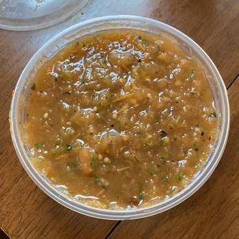 Super Mex - Red salsa side - Mexican Near Me - Long Beach, California