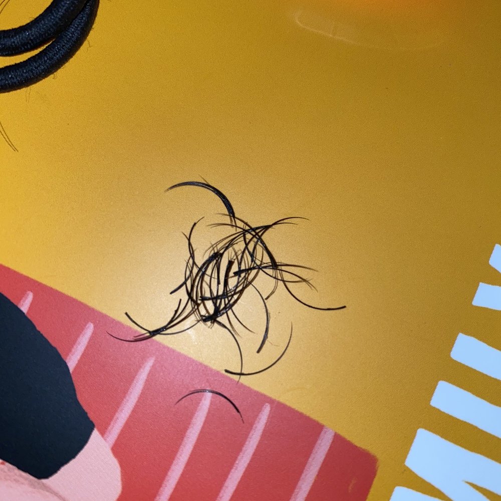 Lash Belle Eyelash Extensions - Clusters of lashes I lost in just one brushing! - Eyelash Service Near Me - White Plains, New York