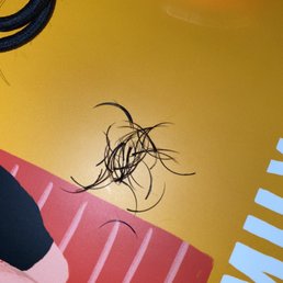 Clusters of lashes I lost in just one brushing! Clusters of lashes I lost in just one brushing!