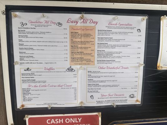 Menu photo 1 Lazy Susan Cafe Cannon Beach, OR