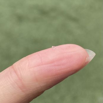 The Moo Bar - found small glass shards while drinking the tea - Desserts Near Me - Seattle, Washington