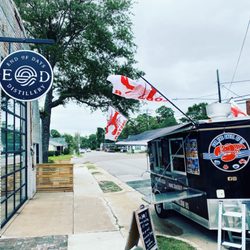 For the Shell of It - Posted up at EOD Distillery on Castle St downtown