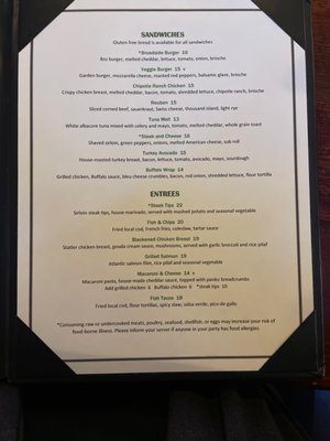 Menu photo 8 Broadside Tavern Boston, MA