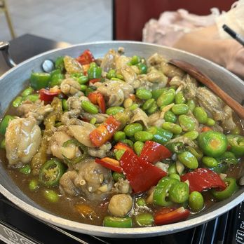 Easterly - Griddled Bullfrog with Pickled Pepper - Chinese Near Me - Cupertino, California Easterly - Griddled Bullfrog with Pickled Pepper - Chinese Near Me - Cupertino, California