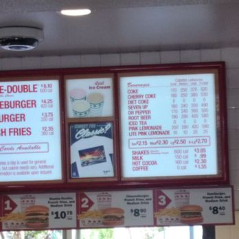 In-N-Out Burger - Current menu prices - Burgers Near Me - Chino, California