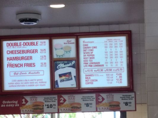 Menu photo 6 In-N-Out Burger Chino, CA