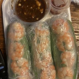 Shrimp spring rolls Shrimp spring rolls