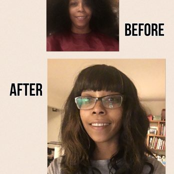 Studio 99 Weaves - Wanted to show before so you can see how much hair I have thats braided under the sew in! Love  it - Hair Salons Near Me - Oakland, California