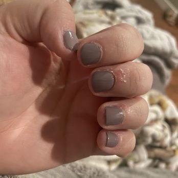 Milk + Honey - No hand soaking prior to trimming cuticles. Dry and not properly done. - Hair Salons Near Me - Austin, Texas