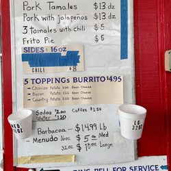 San Antonio Tamales - Burritos are unbelievable at only $4.95