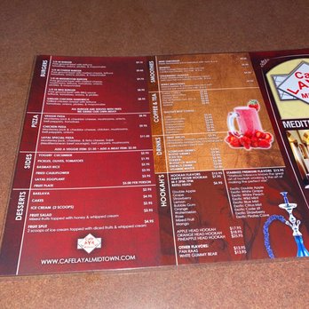 Cafe Layal Midtown - Hoo-kah! - Mediterranean Near Me - Houston, Texas