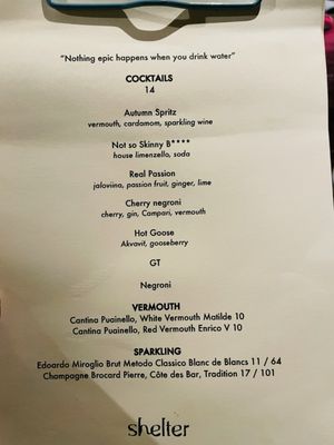 Menu photo 3 Shelter HELSINKI, 18
