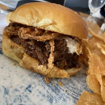 Earl's New American - Short rib sandwich - Seafood Near Me - New Hope, Pennsylvania Earl's New American - Short rib sandwich - Seafood Near Me - New Hope, Pennsylvania