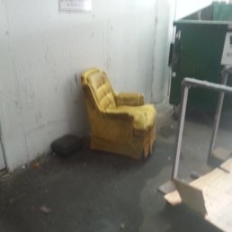 Residents are allowed to pile garbage and furniture anywhere they like. Residents are allowed to pile garbage and furniture anywhere they like.