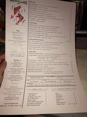 Menu photo 4 Montlake Cut Dallas, TX