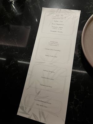 Menu photo 3 Mineral Toronto, ON Menu photo 3 Mineral Toronto, ON