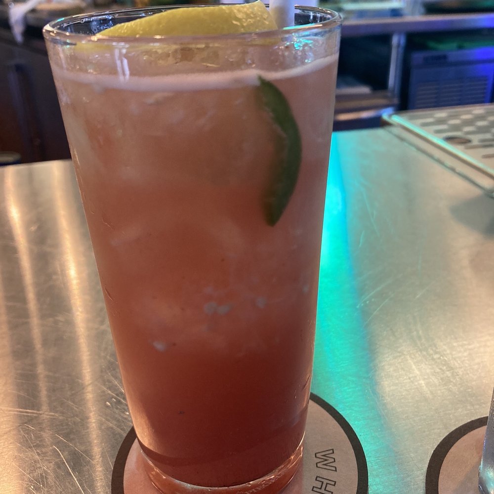 Whitney's - Sara-soda cocktail shaken with cucumber and jalapeño - Bars Near Me - Longboat Key, Florida Whitney's - Sara-soda cocktail shaken with cucumber and jalapeño - Bars Near Me - Longboat Key, Florida