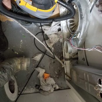 Andy's Dryer Vent Cleaning - Lots of mess behind dryer - Appliances & Repair Near Me Andy's Dryer Vent Cleaning - Lots of mess behind dryer - Appliances & Repair Near Me