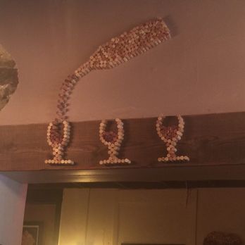 Brickhouse Brews - Cute cork art above doorway - Bars Near Me - Jackson, California