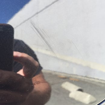 Autopia Car Wash - Concord - Another angle of the damage this is just one spot and past the clear coat. - Car Wash Near Me - Concord, California