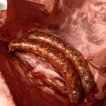 Micklethwait Craft Meats - Pork belly andouille. So good! - Food Trucks Near Me - Austin, Texas