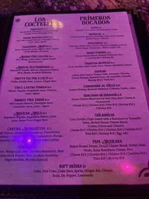 Menu photo 6 Cantina Tequila Henderson, NV