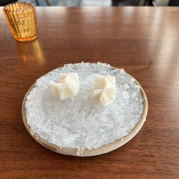 Manhatta - Chef's Tasting Course 5: Mochi Lemon | Verbana - New American Near Me - New York, New York Manhatta - Chef's Tasting Course 5: Mochi Lemon | Verbana - New American Near Me - New York, New York