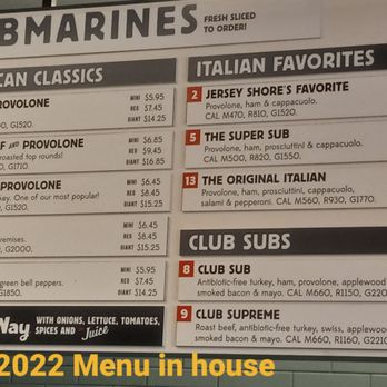 Jersey Mike's Subs - 2022 Menu - Fast Food Near Me - College Station, Texas
