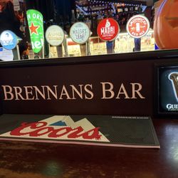 Brennan's Bar - Bar top and tap handles