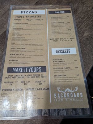 Menu photo 1 Backroads Bar and Grill Chattaroy, WA Menu photo 1 Backroads Bar and Grill Chattaroy, WA