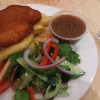 Biggles Cafe & Bar - Wednesday night special - Chicken Schnitzel - Bars Near Me - Mascot, NSW