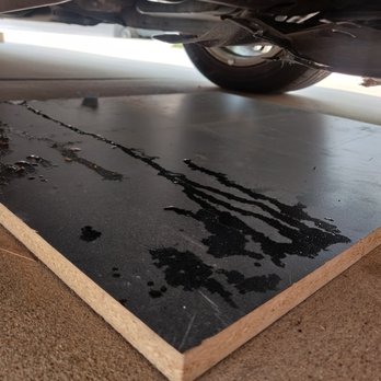 Bell Road Mitsubishi - No pics of oil in garage, I moved car outside and put a board under it. - Auto Repair Near Me - Phoenix, Arizona
