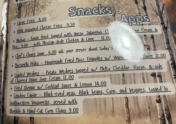 Menu photo 2 Sawmill Saloon Darby, MT Menu photo 2 Sawmill Saloon Darby, MT