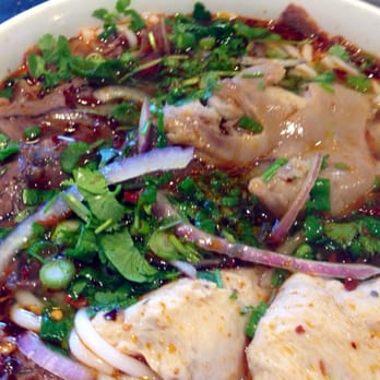 Ngự Bình Restaurant - Bun Bo Hue with all the fixins - Vietnamese Near Me - Westminster, California