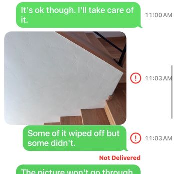 Beautiful View Window Cleaning - Me telling Luis that his worker tore up our walls the morning it happened. - Gutter Services Near Me