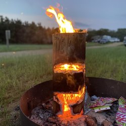 Whiskey Creek Family RV Park - Tiki fire