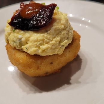 Local Goat - Deep Fried Deviled Eggs - New American Near Me - Pigeon Forge, Tennessee