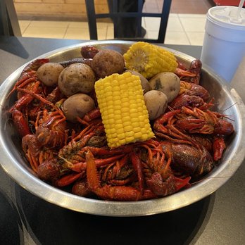 Kray Cray Cajun House - 5 lb crawfish boil (extra potatoes) - Cajun/Creole Near Me - Houston, Texas Kray Cray Cajun House - 5 lb crawfish boil (extra potatoes) - Cajun/Creole Near Me - Houston, Texas