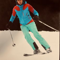 Parallel Skiing - Leaning proper carving on slushy snow