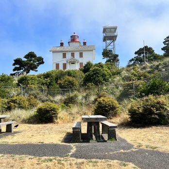 Yaquina Bay Lighthouse - Yaquina Bay State Park, the lighthouse. - Landmarks & Historical Buildings Near Me - Newport, Oregon