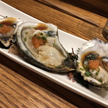 Sushi Lin Brooklyn - 3 types of oysters - Sushi Bars Near Me - Brooklyn, New York Sushi Lin Brooklyn - 3 types of oysters - Sushi Bars Near Me - Brooklyn, New York