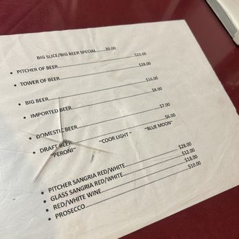 Benny Tudino's - Menu - Pizza Near Me - Hoboken, New Jersey