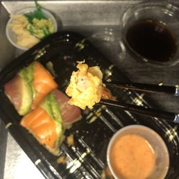 Sex on the Beach Roll with the shrimp not fully deveined Sex on the Beach Roll with the shrimp not fully deveined