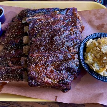 Butcher BBQ Stand - Full rack of ribs - Barbeque Near Me - Wellston, Oklahoma
