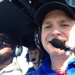 ATX Heli Tours - Dad and son are happy to be flying the friendly skies