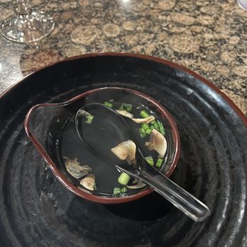 Yamato - Broth with mushrooms and scallion. - Sushi Bars Near Me - Myrtle Beach, South Carolina