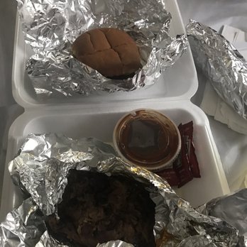 Hazed - two trays of food on a table - Barbeque Near Me